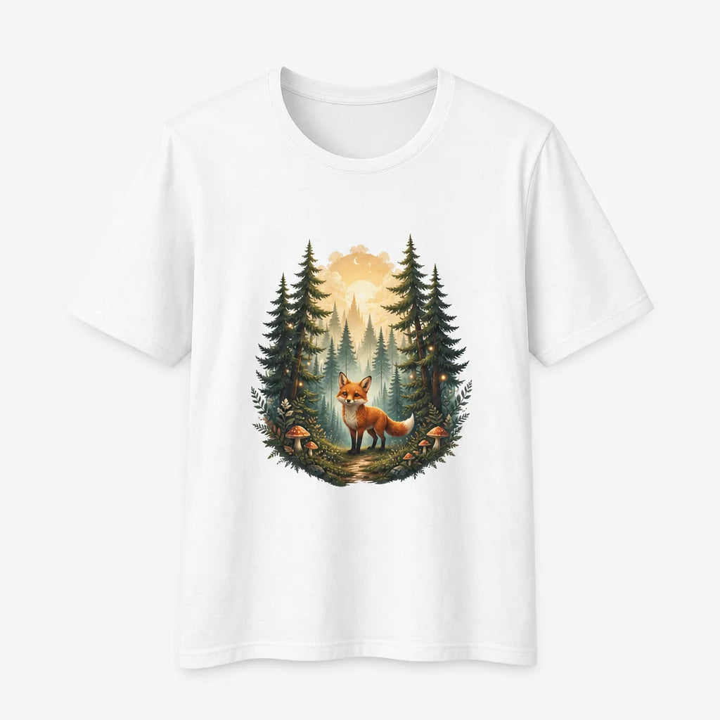 Enchanted Misty Forest T-Shirt — product demo image