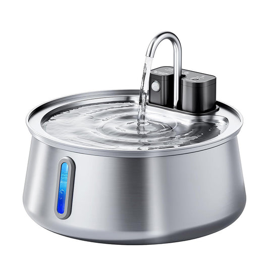 Stainless steel pet water fountain
