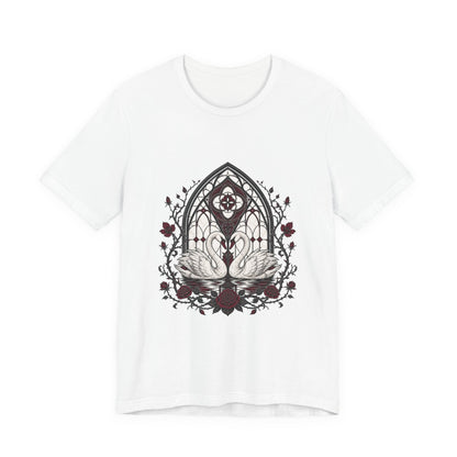 Swans Under Stained Glass T-Shirt