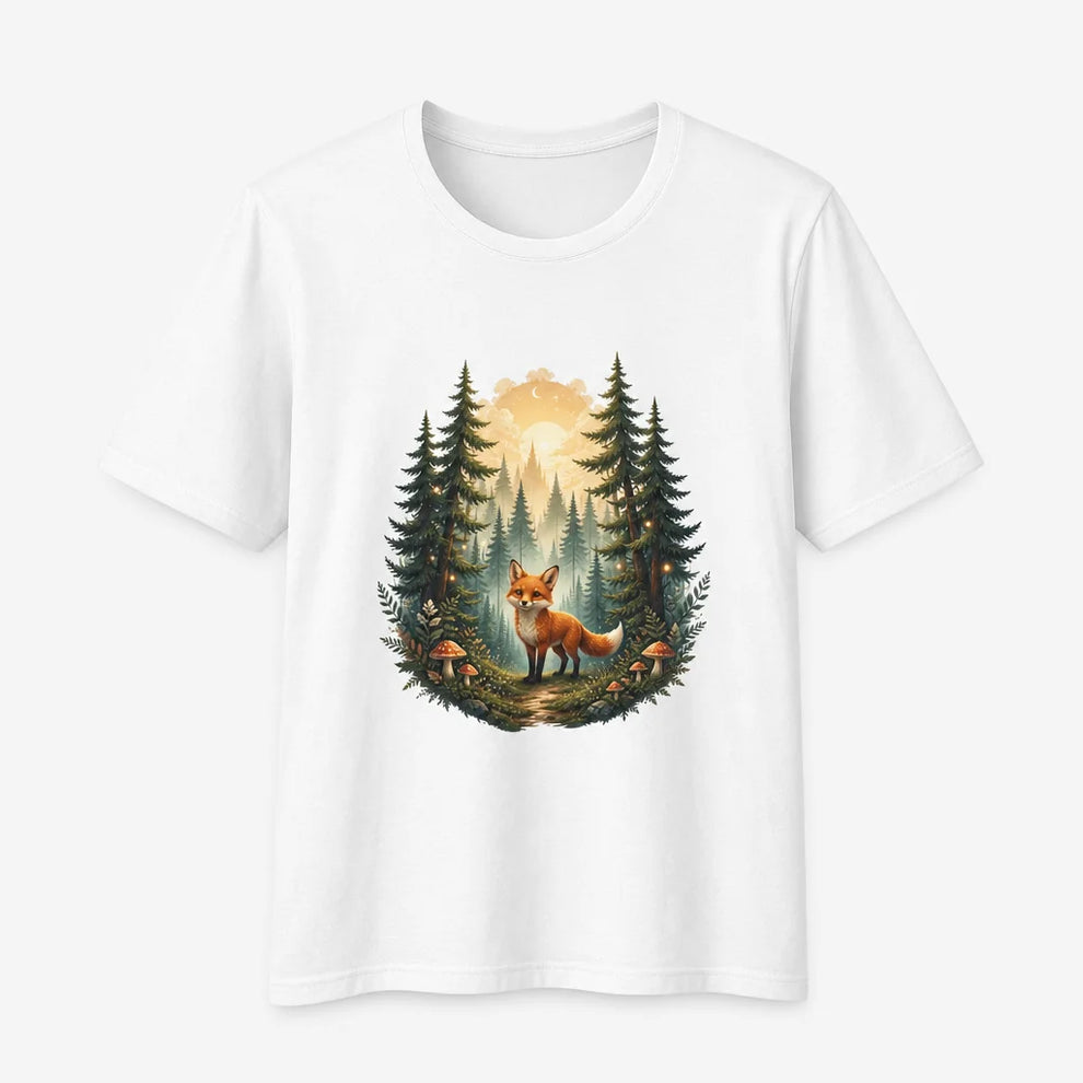 Enchanted Misty Forest T-Shirt — product demo image
