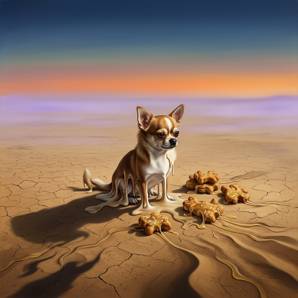 Chihuahua – The Persistence of Memory Dog Wall Art
