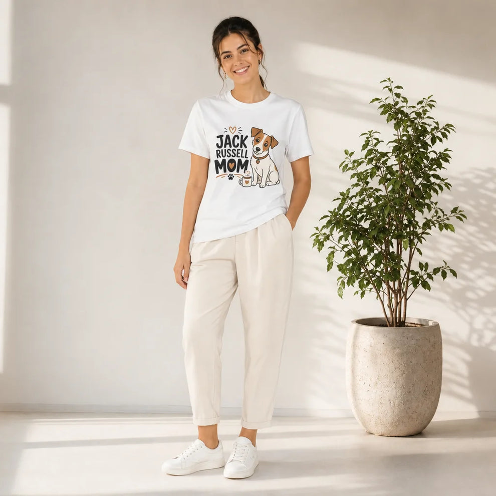 Jack Russell Mom T-Shirt — product demo image