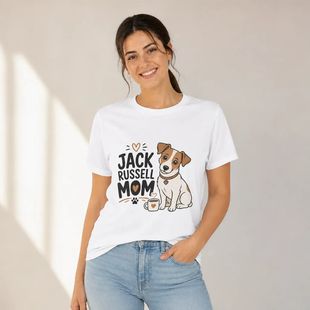 Jack Russell Mom T-Shirt — product demo image