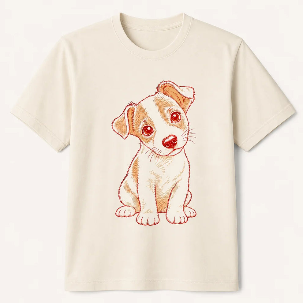 Jack Russell Puppy T-Shirt — product demo image