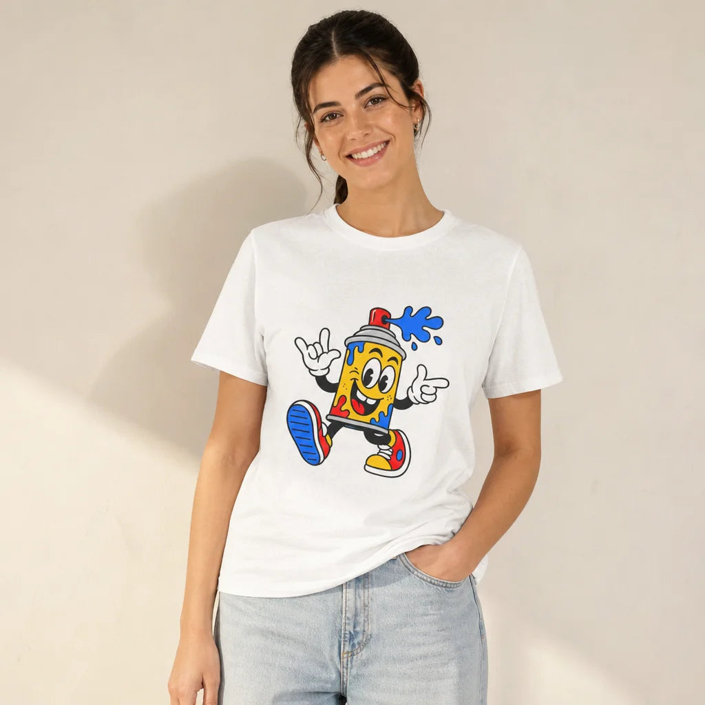 Kitsch 90s Doodle T-Shirt — product demo image