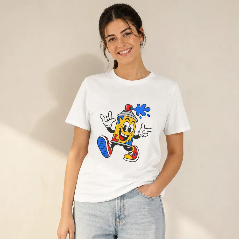 Kitsch 90s Doodle T-Shirt — product demo image