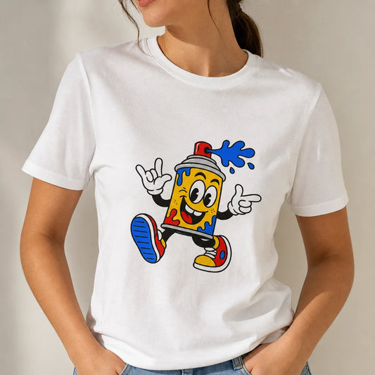 Kitsch 90s Doodle T-Shirt — product demo image