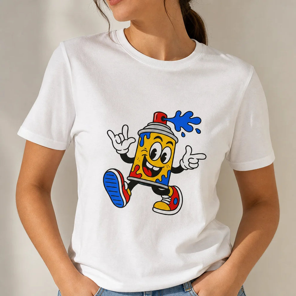 Kitsch 90s Doodle T-Shirt — product demo image