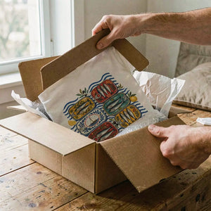 Mediterranean Tinned Fish T-Shirt — unboxing (UGC style)