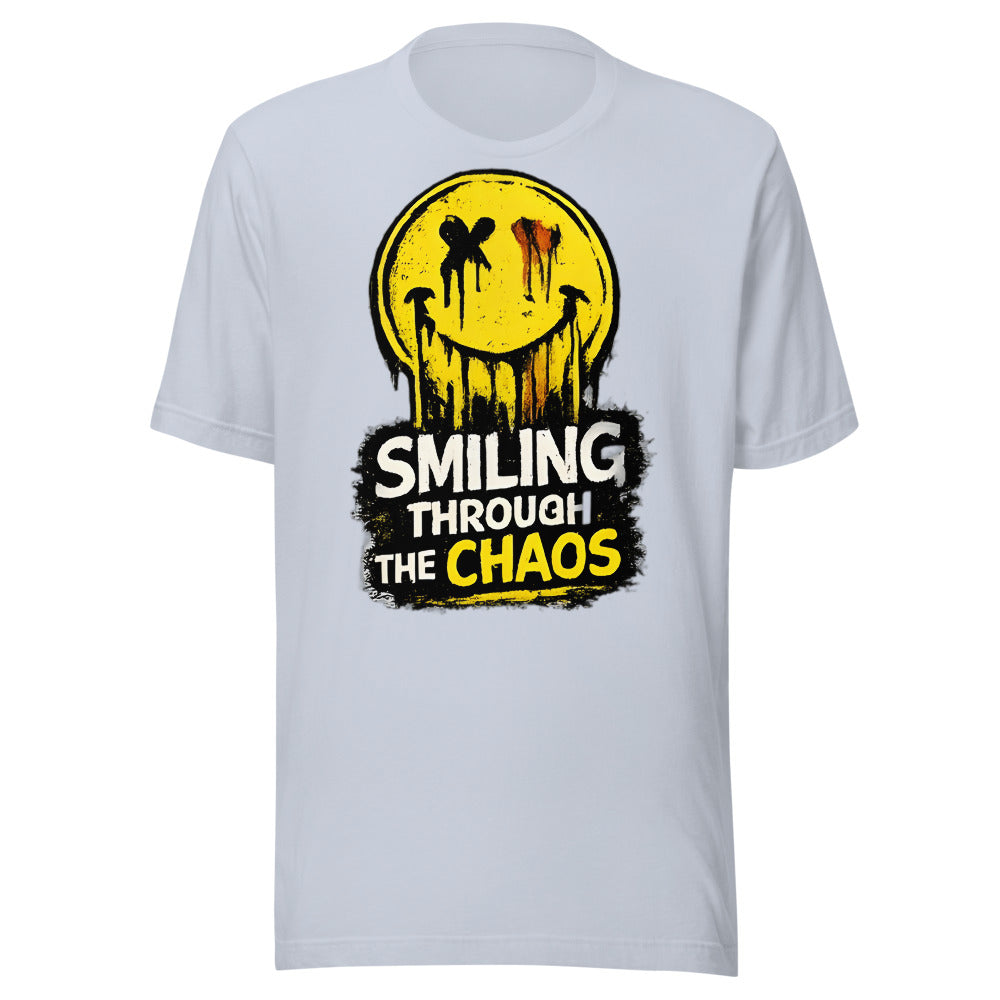 Smiling Through The Chaos T-Shirt - front