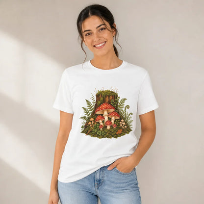 Mushroom Grove Graphic T-Shirt — product demo image