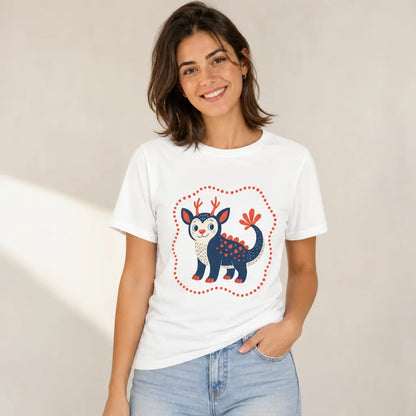 Odd Animal Polka Dot T-Shirt — product demo image