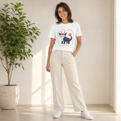 Odd Animal Polka Dot T-Shirt — product demo image