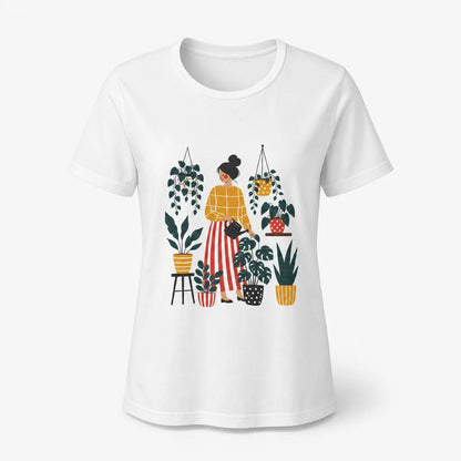Plant Mom Boho T-Shirt — product demo image