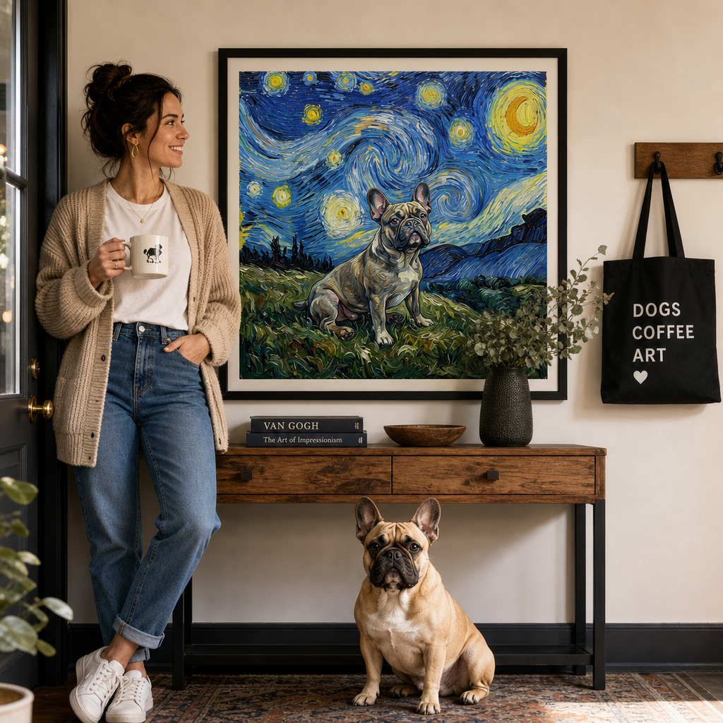 The Starry Night Dog Wall Art People everywhere are Loving It