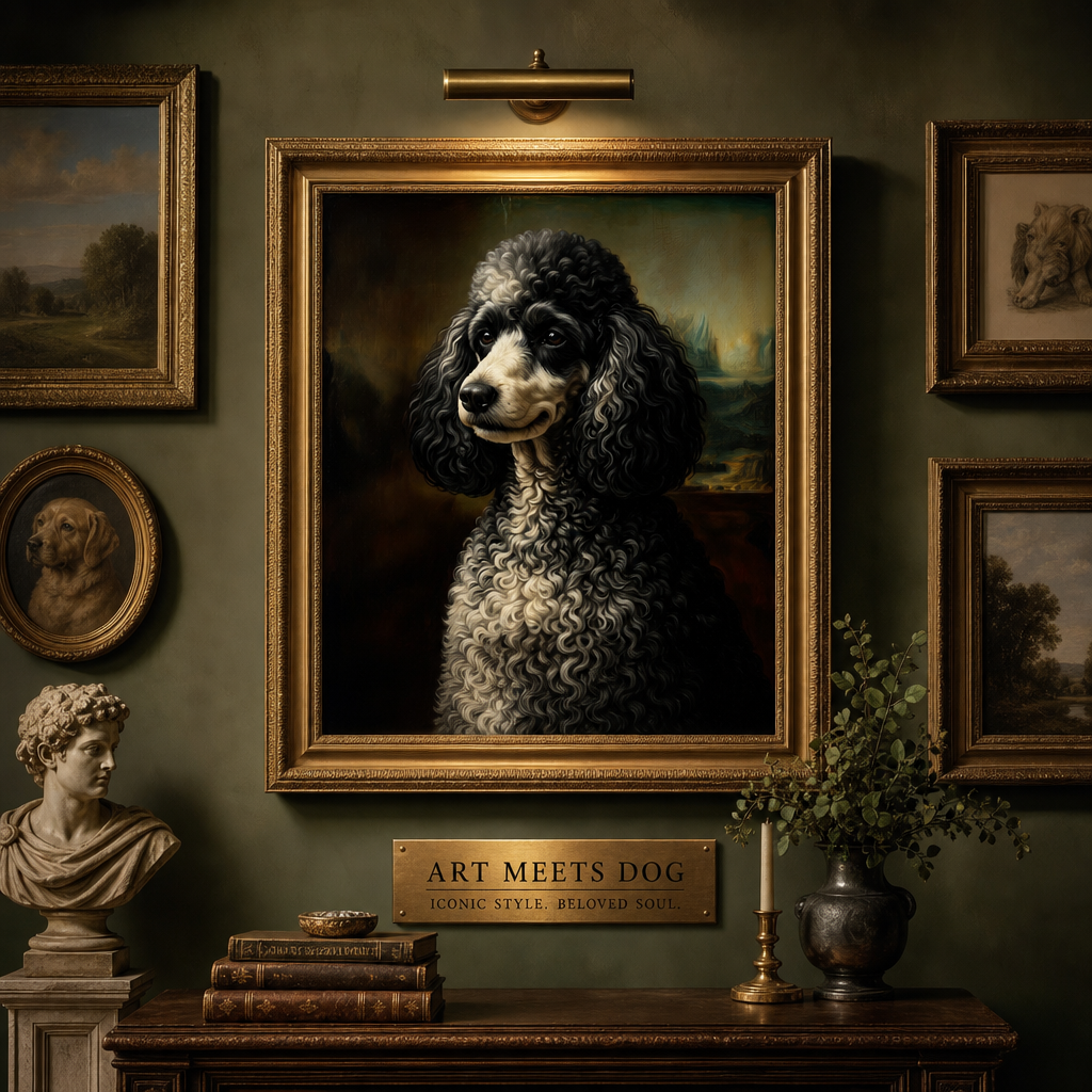 Mona Lisa Dog Wall Art Art Meets Dog