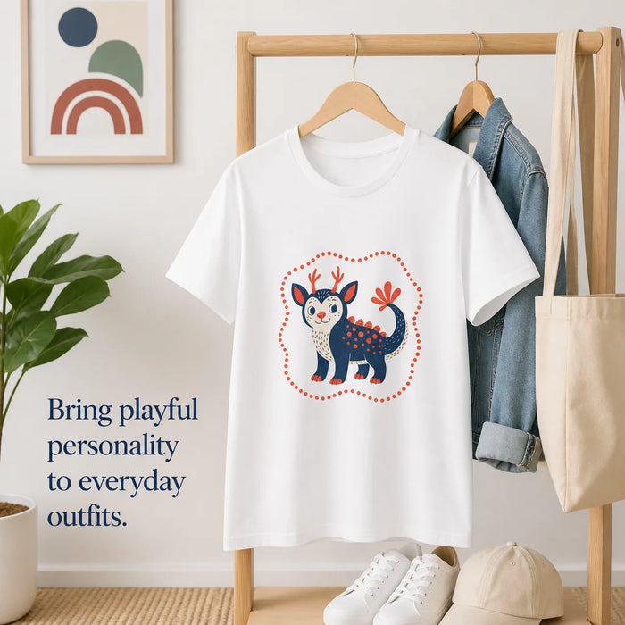 Odd Animal Polka Dot T-Shirt Bring playful personality to everyday outfits