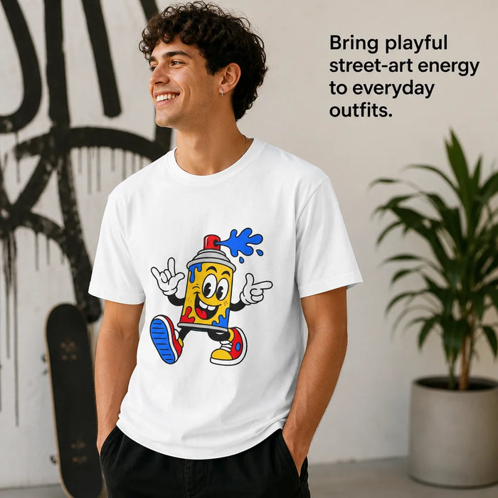 Kitsch 90s Doodle T-Shirt Bring playful street-art energy to everyday outfits