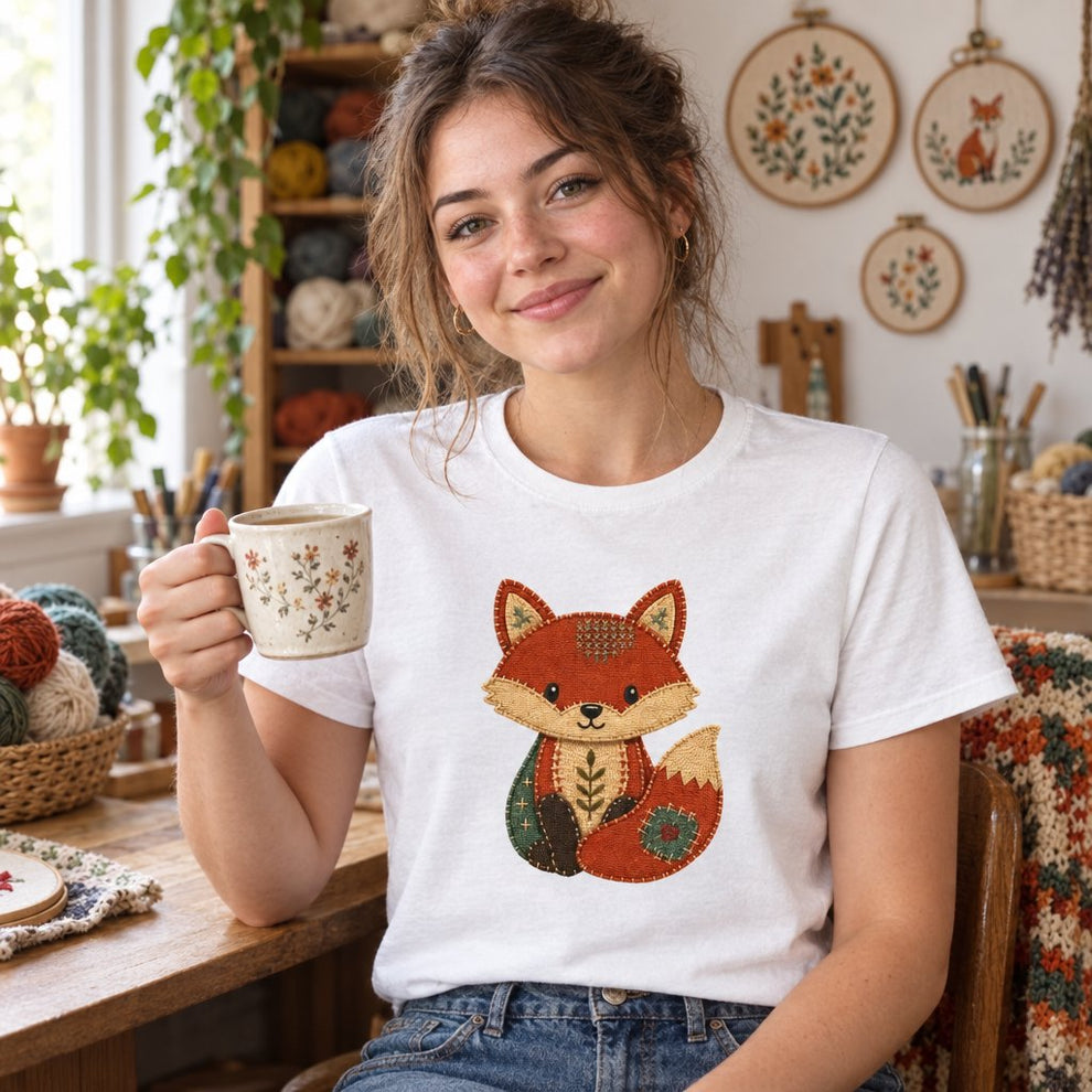 Storybook Stitched Animal T-Shirt — worn day to day
