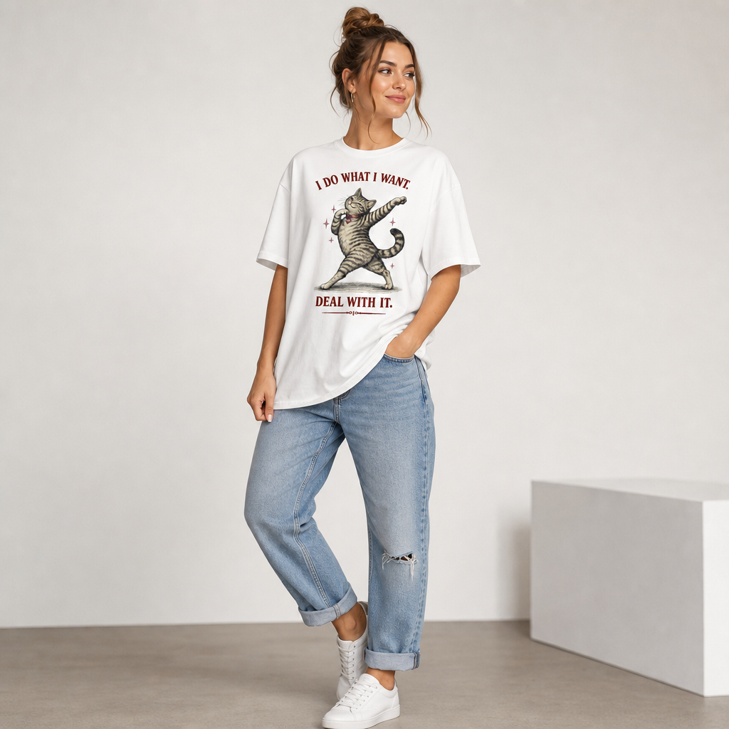 Unisex classic tee — female model wearing