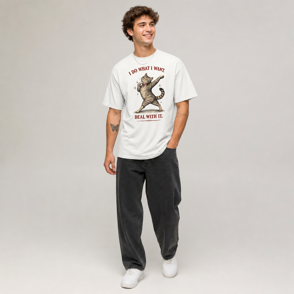 Unisex classic tee — male model wearing