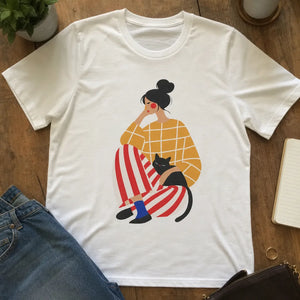 Unisex Jersey Short Sleeve Tee — flat lay (UGC style)