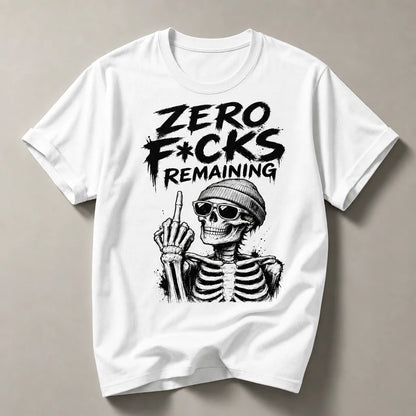 Zero F*cks Remaining Graphic Tee — product features demonstration