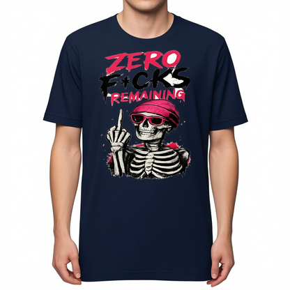 Zero F*cks Remaining T-Shirt — product features demonstration